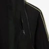 Giacca da uomo con zip, dettagli a contrasto e resistente all’acqua