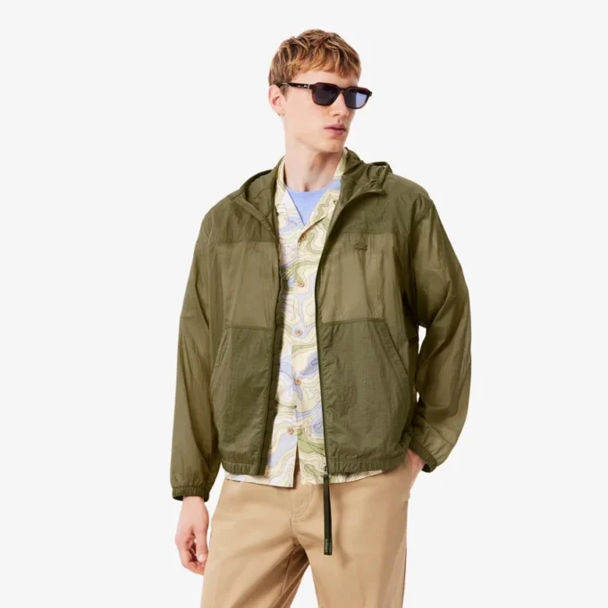 Giacca da uomo in nylon idrorepellente