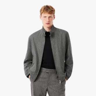 Giacca Harrington da uomo in lana