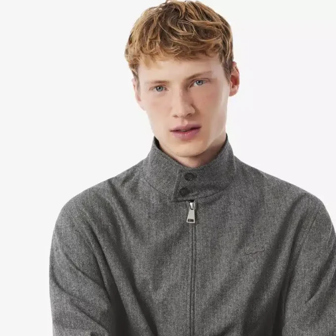Giacca Harrington da uomo in lana