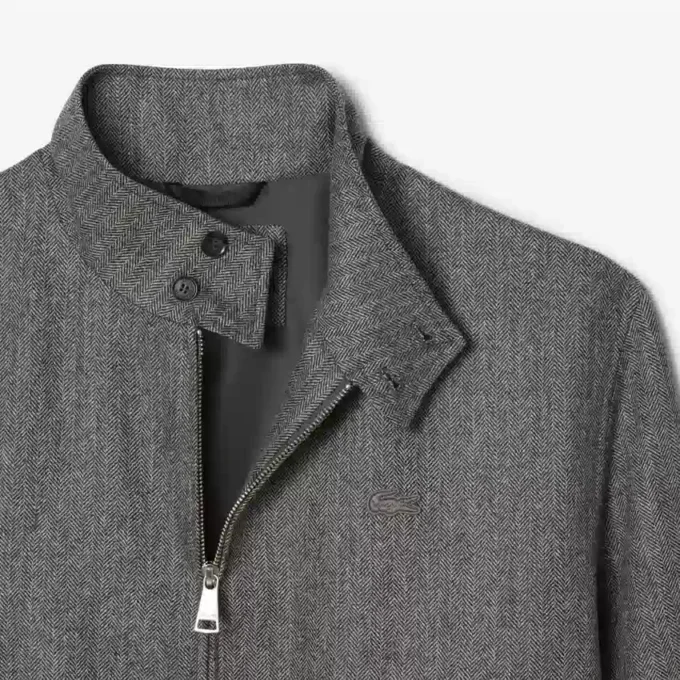 Giacca Harrington da uomo in lana