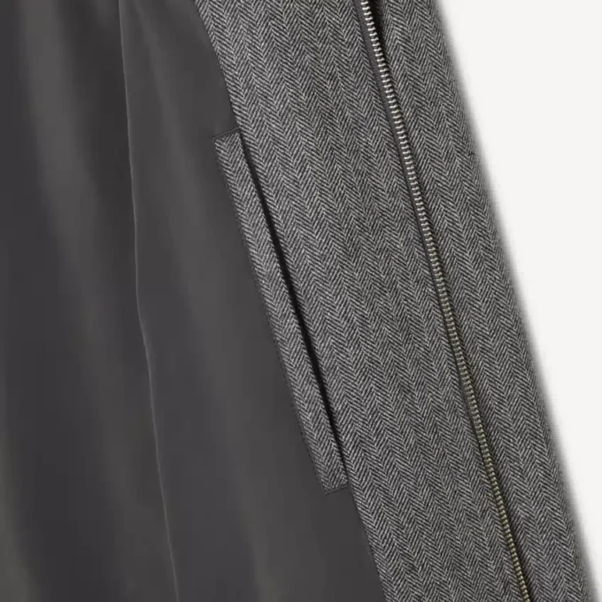 Giacca Harrington da uomo in lana