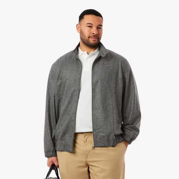 Giacca Harrington da uomo in lana
