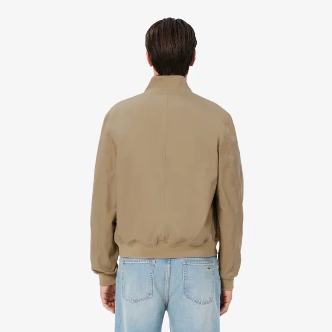 Giacca Harrington da uomo in twill idrorepellente