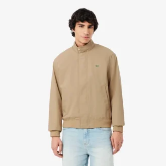 Giacca Harrington in twill idrorepellente