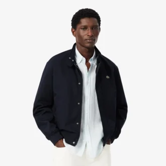 Giacca Harrington in twill idrorepellente