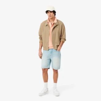 Giacca Harrington in twill idrorepellente