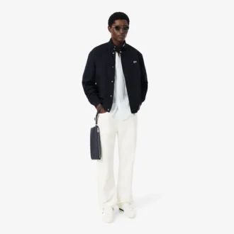 Giacca Harrington in twill idrorepellente