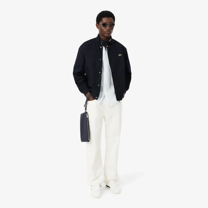 Giacca Harrington in twill idrorepellente