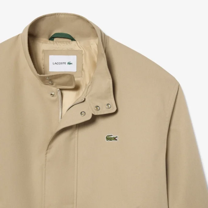 Giacca Harrington in twill idrorepellente