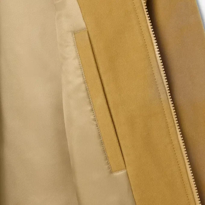 Giacca imbottita da uomo in moleskin