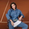 Giacca in denim di cotone Giacca in denim di cotone