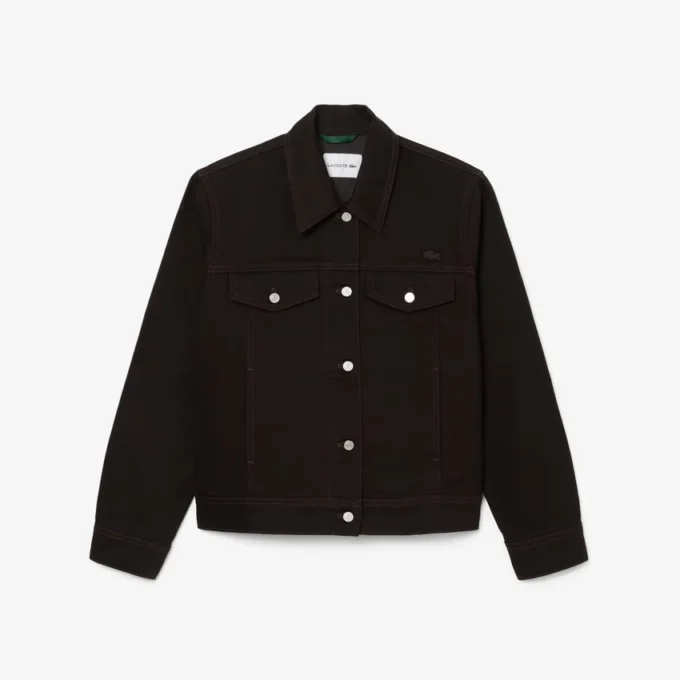 Giacca in denim slim fit con bottoni Giacca in denim slim fit con bottoni