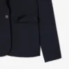 Giacca in lana da donna slim fit con logo ricamato Giacca in lana da donna slim fit con logo ricamato