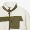 Giacca in pile Sherpa color block da uomo Giacca in pile Sherpa color block da uomo