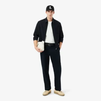 Giacca in twill misto lana