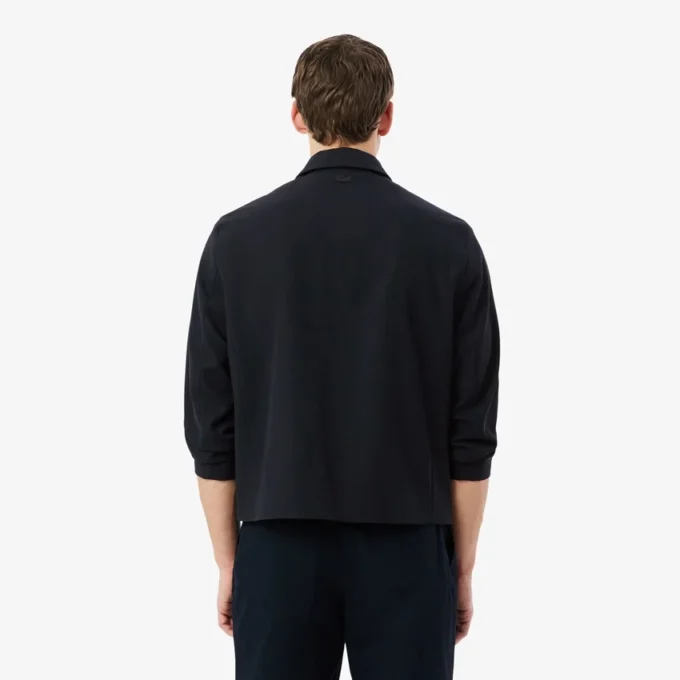 Giacca in twill misto lana