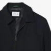 Giacca in twill misto lana