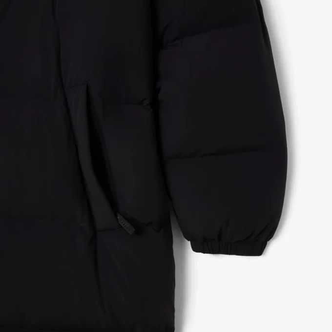 Giacca lunga da uomo in piuma idrorepellente