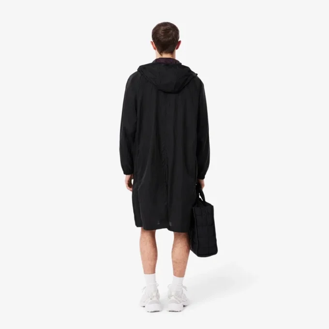 Giacca lunga idrorepellente da uomo ripiegabile