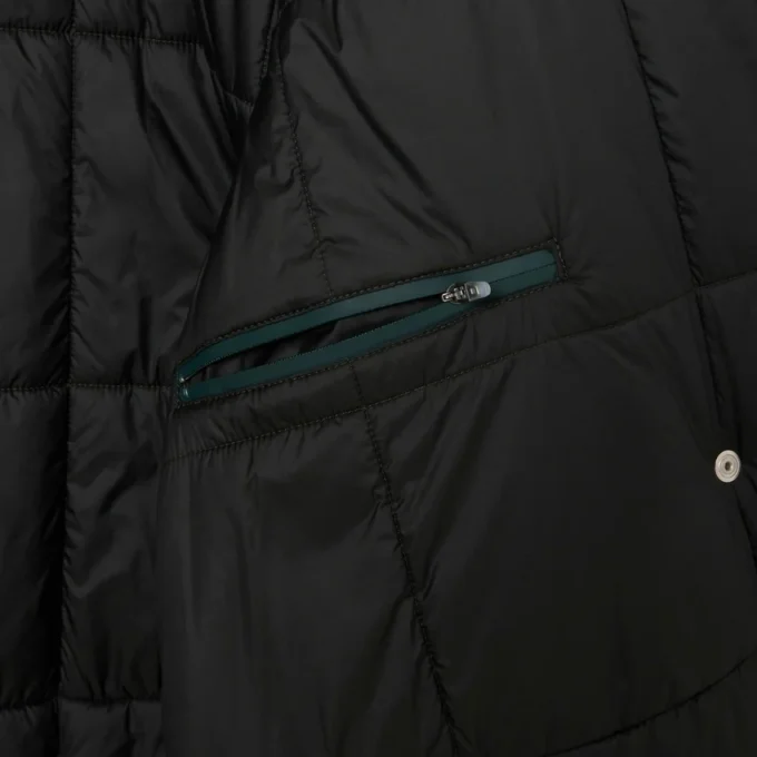 Giacca lunga imbottita iridescente Runway Giacca lunga imbottita iridescente Runway