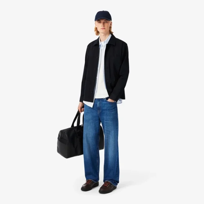 Giacca oversize da uomo in cotone Giacca oversize da uomo in cotone