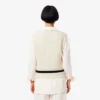 Gilet da donna in maglia a trecce di lana Gilet da donna in maglia a trecce di lana