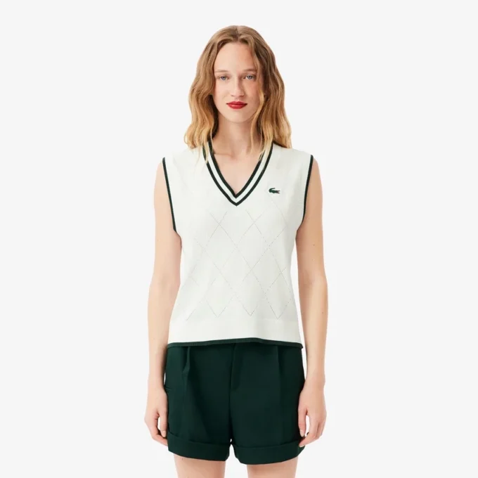 Gilet da golf elasticizzato da donna Gilet da golf elasticizzato da donna