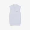 Gilet da uomo in maglia a trecce di cotone Gilet da uomo in maglia a trecce di cotone