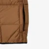 Gilet imbottito da uomo con cappuccio rimovibile