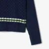 Gilet in cotone con scollo a V da bambina Gilet in cotone con scollo a V da bambina