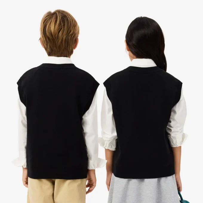 Gilet in cotone e lana per bambini