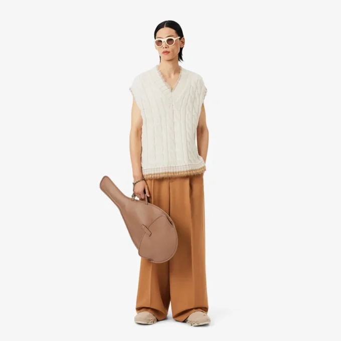 Gilet in maglia a trecce Runway Gilet in maglia a trecce Runway