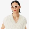 Gilet in maglia a trecce Runway Gilet in maglia a trecce Runway