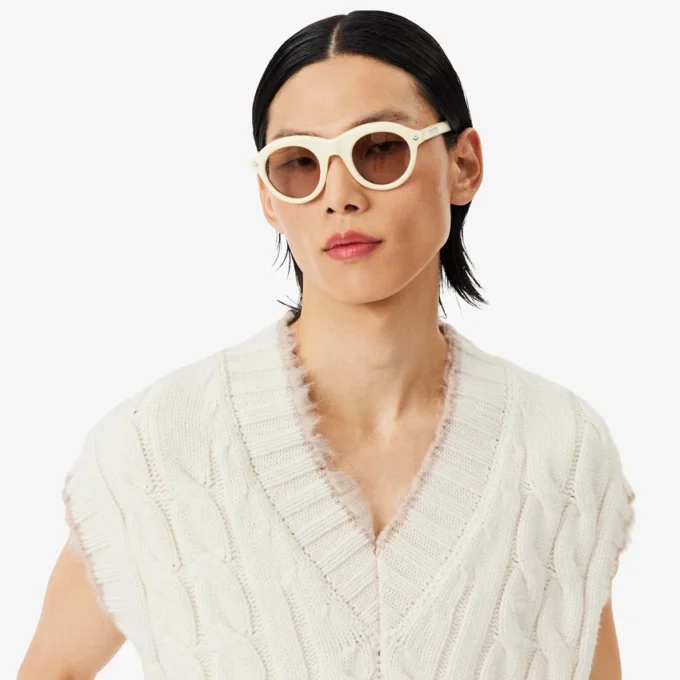 Gilet in maglia a trecce Runway Gilet in maglia a trecce Runway
