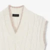 Gilet in maglia a trecce Runway Gilet in maglia a trecce Runway