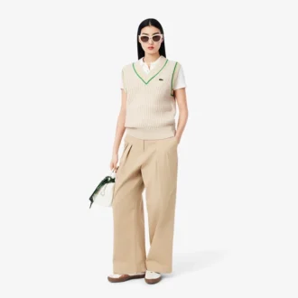 Gilet unisex effetto uncinetto