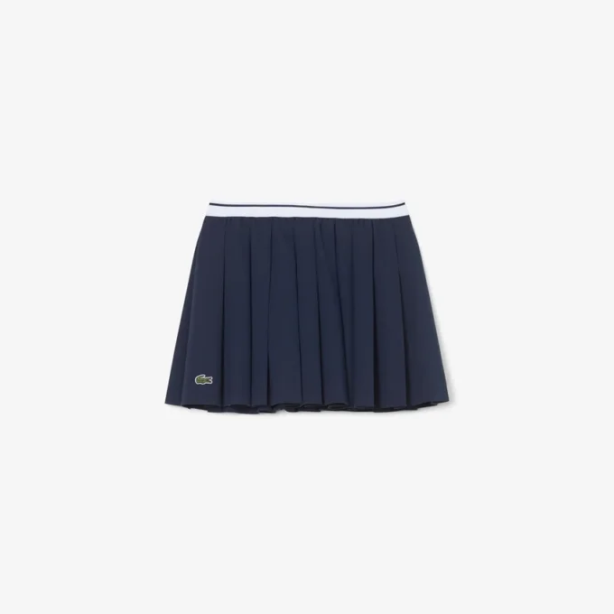 Gonna a pieghe in cotone Oxford Gonna a pieghe in cotone Oxford