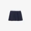 Gonna a pieghe in cotone Oxford Gonna a pieghe in cotone Oxford