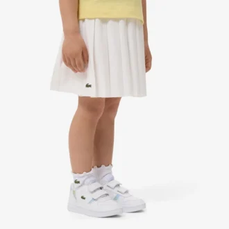 Gonna a pieghe in cotone Oxford