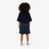 Gonna a pieghe in cotone Oxford da bambina Gonna a pieghe in cotone Oxford da bambina