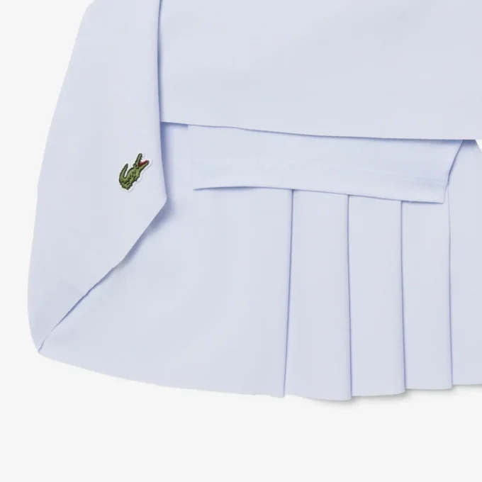 Gonna a pieghe in cotone Oxford da bambina Gonna a pieghe in cotone Oxford da bambina