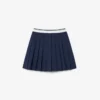 Gonna a pieghe in cotone Oxford da bambina Gonna a pieghe in cotone Oxford da bambina