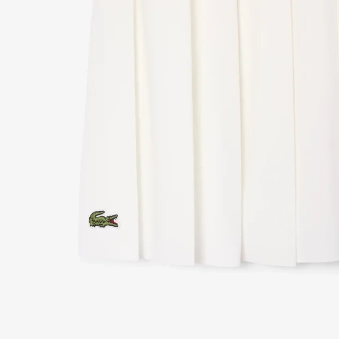 Gonna a pieghe in cotone Oxford da bambina Gonna a pieghe in cotone Oxford da bambina