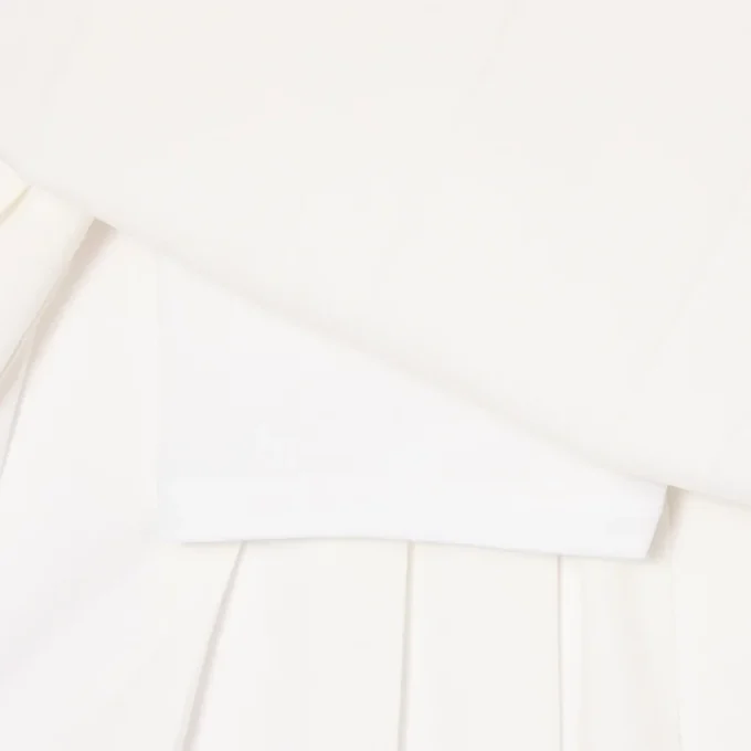 Gonna a pieghe in cotone Oxford da bambina Gonna a pieghe in cotone Oxford da bambina