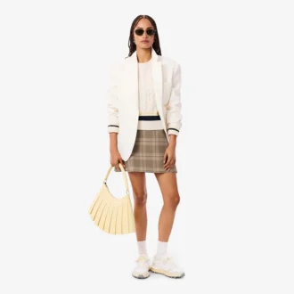 Gonna a quadri idrorepellente da donna