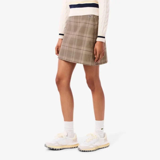 Gonna a quadri idrorepellente da donna Gonna a quadri idrorepellente da donna