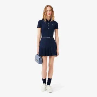 Gonna corta a pieghe in misto lana The Blend da donna
