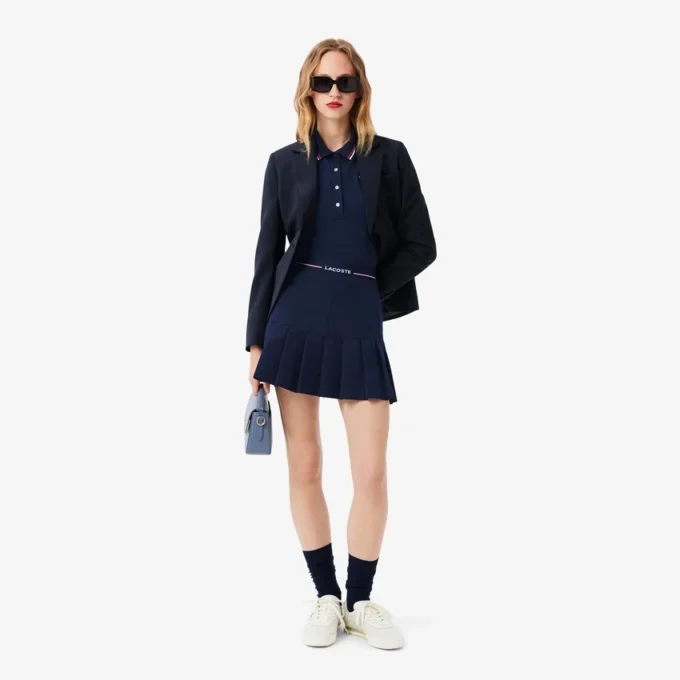 Gonna corta a pieghe in misto lana The Blend da donna Gonna corta a pieghe in misto lana The Blend da donna