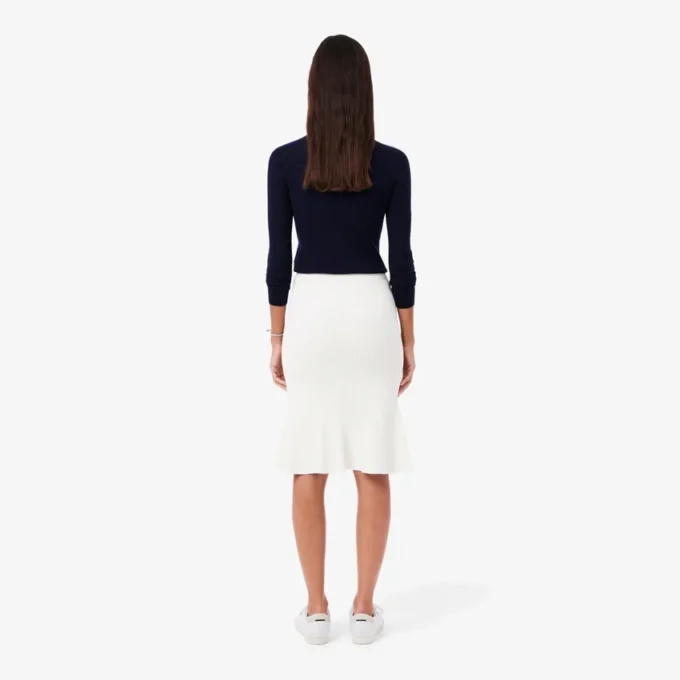 Gonna midi a coste 3D da donna Gonna midi a coste 3D da donna